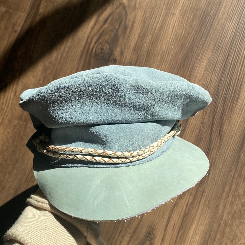 Light blue suede Brixton hat